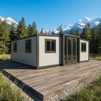 Maison conteneurisée maritime, entièrement équipée, majoritairement meublée, 20 pieds, 40 pieds, pliable et extensible, conforme aux normes australiennes