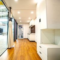 Tiny Apple Cabin, Maison Modulaire Préfabriquée en Acier Léger Moderne, Portable, 20Ft 40Ft, Pod de Bureau, Conteneur Acoustique, Cuisine, Chambre