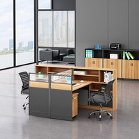 Postes de travail modulés, bureaux de finance, bureaux pour le personnel, postes de travail pour employés, bureaux de bureau en bois