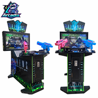 Machine de jeu d'arcade à monnayeur, simulateur de tir à deux joueurs, jeu vidéo d'intérieur pour parc d'attractions, vente en gros