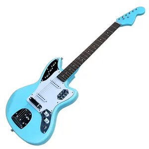 Flyoung天蓝色电吉他乐器6弦价格便宜吉他