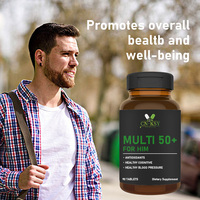Tablet Multivitamin OEM ODM dengan Vitamin A, Kalsium, Folat, Suplemen Diet, Antioksidan, Meningkatkan Sistem Kekebalan Tubuh