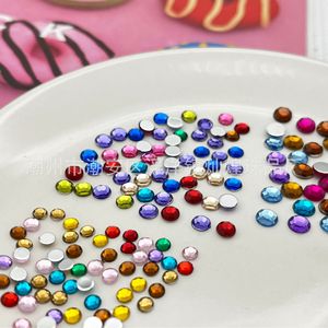 Flat Back Rhinestones Mixed Colors Small Round Acrylic Nail Art Decoration <b>Bling</b> <b>Bling</b> DIY Resin <b>Ornament</b> Chaozhou Origin - Product Image 1