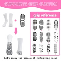 Chaussettes de yoga à bout ouvert pour l'automne avec points antidérapants en caoutchouc, design à orteils séparés, pour adultes et jeunes
