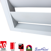 Volet solaire en aluminium étanche d'extérieur, imperméable à l'eau, de haute qualité, bas prix, Design moderne, occultant, fenêtre perlée