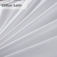 Parure de lit en coton uni 4 pièces 60S pour la maison et l'hôtel, vente en gros, commande personnalisée OEM & ODM