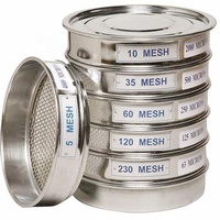 60 80 100 120 150 250 Mesh Test Sieve Saringan Laboratorium Baja Tahan Karat