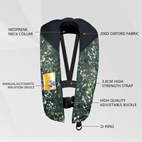 Nouveau Gilet de Sauvetage Gonflable pour Sports Nautiques, Plongée en Apnée, Surf, Sécurité Marine, Gilet de Sauvetage Gonflable Manuel 150N pour Adultes
