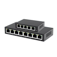 Switch Ethernet Gigabit 5 Port 10/100/1000Mbps Tanpa Manajemen, Plug and Play untuk Jaringan Rumah dan Kantor