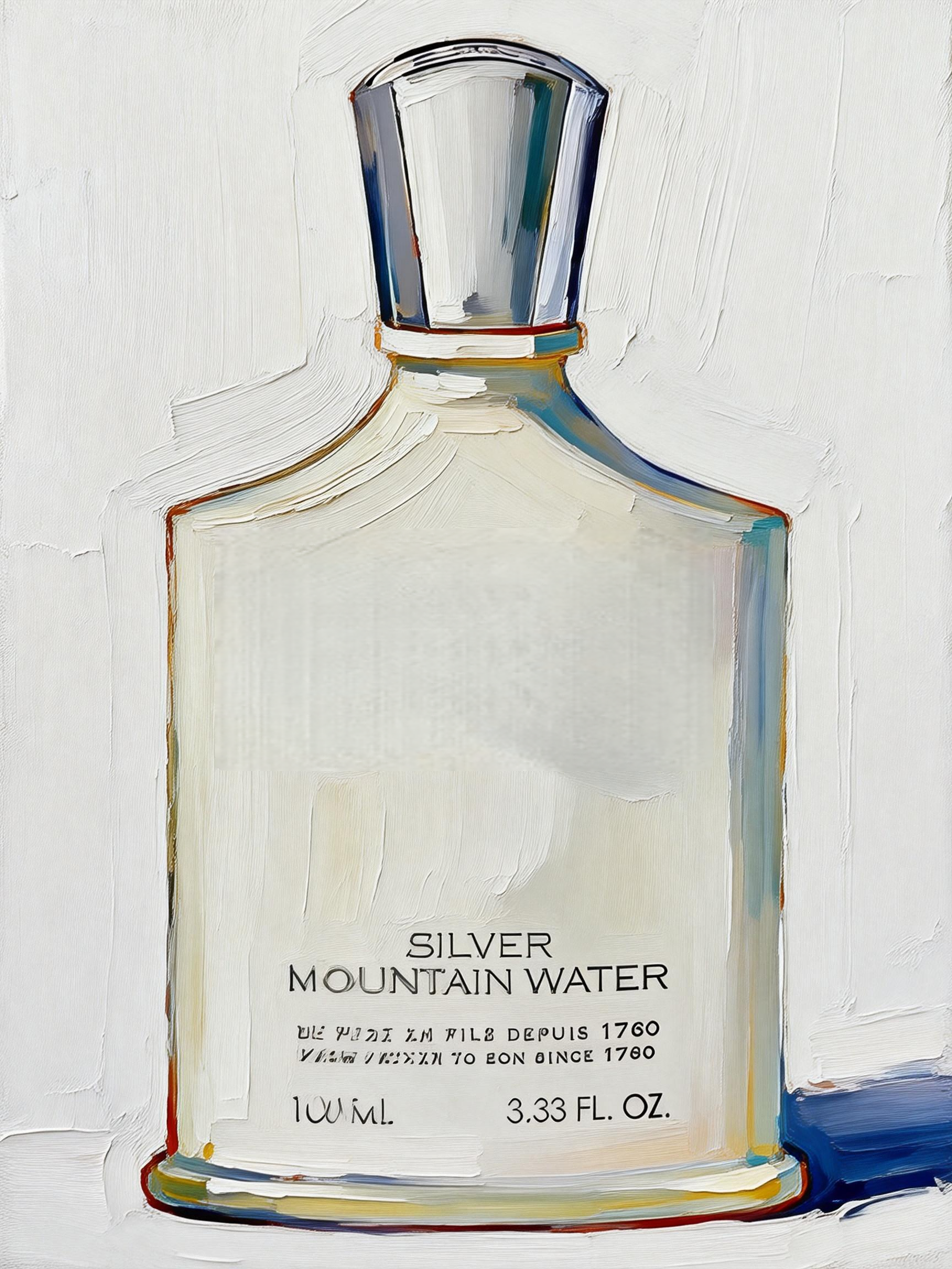 10-Eau de montagne argentée 3,3 OZ