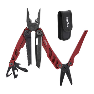 Pince pliante <span class=keywords><strong>multifonction</strong></span> <span class=keywords><strong>mini</strong></span> portable à prix d'usine, outil combiné pour camping, extérieur, bricolage, OEM, en acier inoxydable, pour sertissage - Product Image 1