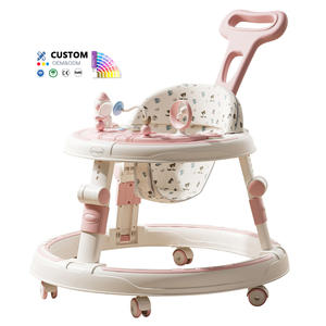 Walker per Bambini <span class=keywords><strong>3</strong></span> in 1 OEM ODM di Alta Qualità, Girello Didattico per Bambine con <span class=keywords><strong>Ruote</strong></span> e Seduta - Product Image 3