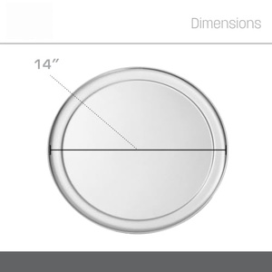Plaque de cuisson à pizza en aluminium antiadhésive de taille personnalisée, durable, pour usage commercial et domestique - Product Image 2