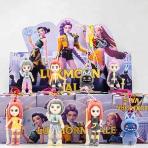 Figurines d'action d'anime en flocage, K <span class=keywords><strong>Pop</strong></span> Demon Hunters, boîte mystère, pendentif, boîte aveugle Kpop Demon Hunters, <span class=keywords><strong>porte</strong></span>-clés - Product Image 1