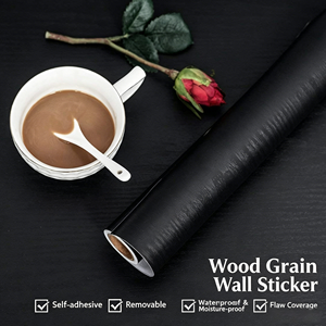 Özelleştirilebilir Ahşap Desenli PVC Duvar Mobilya Çıkartmaları - Su Geçirmez Nem Önleyici Kendinden Yapışkanlı Kalınlaştırılmış Dolap Daire - Product Image 4
