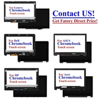 Écran tactile LED LCD pour ordinateur portable HP Chromebook/Probook, ensemble d'affichage numériseur, pièces de rechange pour tous les modèles, vente en gros
