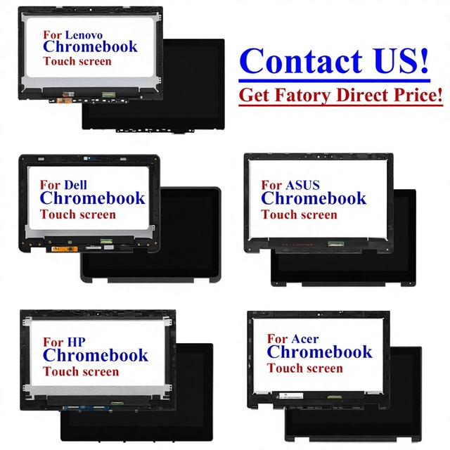For HP Chromebook/Probook Laptop LED LCD Touch Screen Digitizer Display Assembly Spare Parts All Models Wholesale
