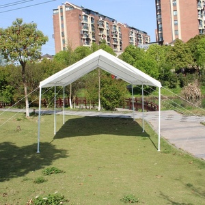 Abri de voiture et <span class=keywords><strong>garage</strong></span> en métal robuste pour extérieur 10' x 20' imperméable et résistant aux UV - Product Image 2