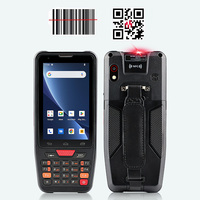 Escáner de código de barras láser PDA de mano 4G 4,0 pulgadas IP67 Industrial resistente al agua Android 12 Pda de mano 1D 2D