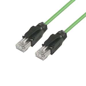 Câble de liaison caméra industrielle OEM CAT6 8P8C Ethernet RJ45 avec gaine en PVC et blindage tressé - Product Image 1