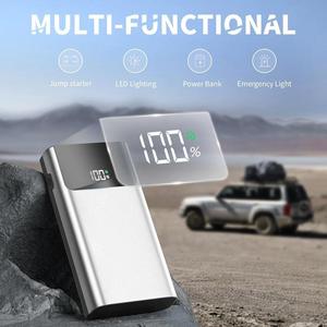 Démarreur de <span class=keywords><strong>voiture</strong></span> portable avec <span class=keywords><strong>pinces</strong></span> de sécurité intelligentes, courant de crête 1500A, chargeur de <span class=keywords><strong>batterie</strong></span> de <span class=keywords><strong>voiture</strong></span> 10000mAh pour véhicules essence et diesel 12V - Product Image 6