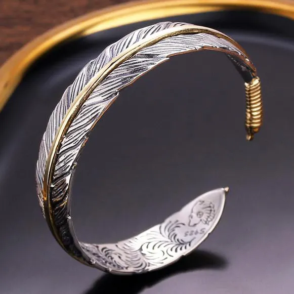 Dazgirl new 2024 bracelet for men feather