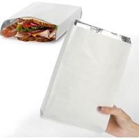 Kemasan Hot Dog dari Aluminium Foil Tebal, Anti Bocor, Tahan Beku, Anti Minyak, Kantong Kertas Isolasi Panas untuk Makanan Cepat Saji dan Barbekyu