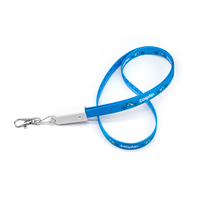 Cordon USB 3-en-1 en polyester à prix d'usine pour smartphone, motif personnalisé, cadeau promotionnel d'entreprise, porte-badge