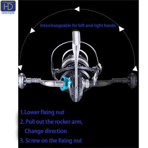 HYD OEM/wheels صب الطعم الأيسر/الأيمن/قضبان الغزل جميع الأسلاك المعدنية كوب عجلة عالية السرعة البحرية CNC بكرات الصيد - Product Image 5