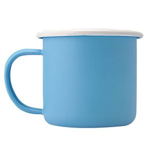Taza de Café Personalizada Popular para Camping, Mini Taza de Acero Esmaltado con Logotipo - Product Image 4
