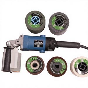 מלטשת כף יד בעלת עוצמה גבוהה, מכונת ליטוש חשמלית רב תכליתית, לתיקון משטחי נירוסטה, מלטשת תוף שטוחה - Product Image 4