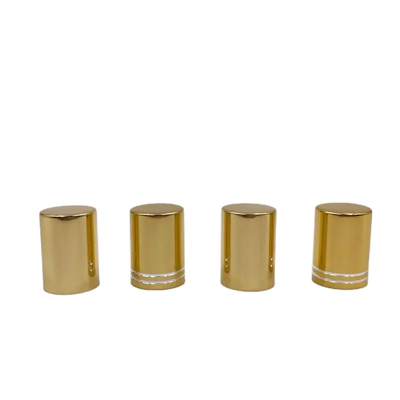 10Ml Roller Fles Aluminium Goud Sliver Zwart Caps