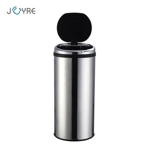 Thùng Rác Tròn Màu Bạc 50L 13 Gallon Chất Lượng Cao Thùng Rác Một Chạm Cỡ Lớn - Product Image 3