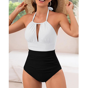 Costume da bagno di lusso XIANGYU Sportswear: corsetto modellante sexy leopardato arancione in spandex per ragazze mature, effetto snellente, stile brasiliano - Product Image 5