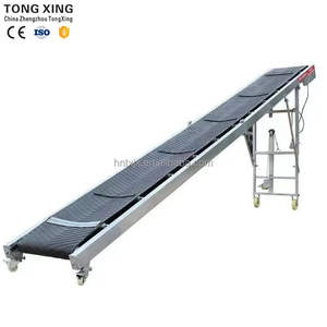 Gelişmiş taşınabilir düz zincirli konveyör kemer makinesi kum ve çakıl için ağır kauçuk bant konveyör imalatı - Product Image 5