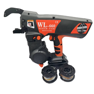 Atadora de Varillas Eléctrica WL660 de Grado DIY, Atadora de Alambre Doble, Batería de Iones de Litio DC18V, Diámetro Máximo de Atado de 66 mm, Herramientas Manuales con Soporte OEM/ODM - Product Image 1