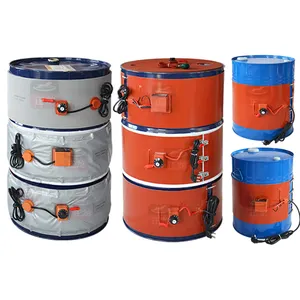 Oil Drum Heater 55Gal Pail Barrel Silicone Rubber Heating Band