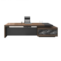 Foshan Mobilier de bureau moderne pour directeur exécutif Bureau et chaise Table de bureau