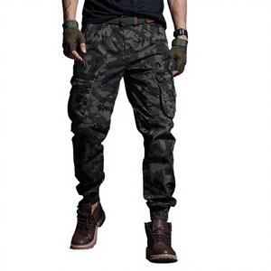 Pantalones Cargo Casuales para Hombre, Diseño Moderno, Teñido Liso, Peso Medio, Personalizables, de Algodón para Invierno, Secado Rápido, Transpirables y Ecológicos - Product Image 2