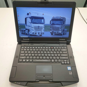 Para Pana-sonic 512 MK1 Tough-book, escáner de reparación de automóviles a prueba de golpes para <span class=keywords><strong>ordenador</strong></span> industrial de 16G, portátil táctil usado, 3 pruebas - Product Image 1