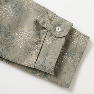 Ensemble de pyjama en satin pour femmes, manches longues, imprimé floral, été automne, respirant, pantalon long, deux pièces - Product Image 4