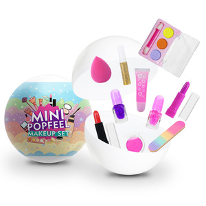 Coffrets de maquillage miniatures les plus populaires pour filles : rouge à lèvres, gloss, fard à paupières, anticernes, poudre, blush - Product Image 1