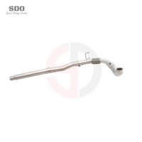 Tuyau d'échappement SDO SS304 pour VW Golf R 7 7.5 MK7 MK7.5 2.0T 2013-2020, tube droit de performance turbo avec joint flexible