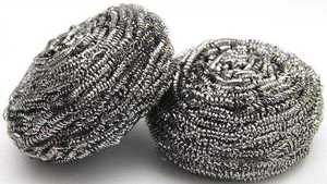 Bán buôn 6 cái Nhà Bếp Làm sạch thép không gỉ Scrubber cọ rửa Pad rửa chén miếng bọt biển với giá nhà máy - Product Image 5