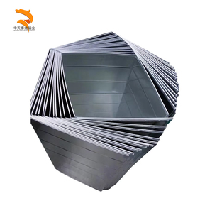 תעלת אוורור מודרנית מלבנית מגולוונת למערכת HVAC להסרת אבק ופליטת עשן עם פתרון כולל - Product Image 4