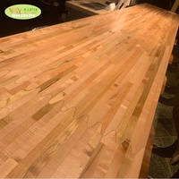 Nhà Máy Tùy Chỉnh Rắn Gỗ Cứng Maple Doanh Ngón Tay Bằng Gỗ Nhà Hàng Bàn/Ngọn Truy Cập
