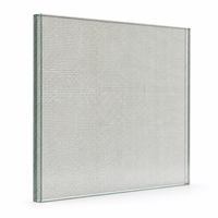 Verre décoratif stratifié EVA avec intercouche en tissu 6mm 8mm CE pour cloison intérieure, mur d'accentuation de hall d'hôtel, écran personnalisé