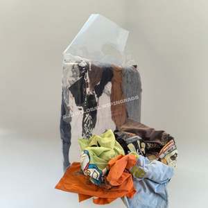 Trapos de Algodón Reciclado Cortados, Trapos Industriales de Camisetas Recicladas, Trapos de Algodón para Limpieza - Product Image 1