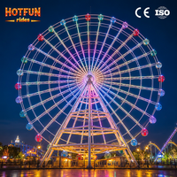 Grande Roue de 50 m pour Parc d'Attractions Extérieur, Équipement de Fête Foraine et de Parc Thématique