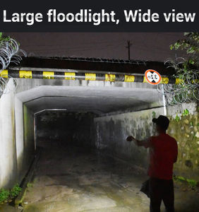 ไฟฉายพกพาขนาดเล็ก 500 ลูเมน สำหรับใช้งานกลางแจ้ง ชาร์จไฟได้ กันน้ำ ใช้กับพวงกุญแจ มีแม่เหล็ก ใช้สำหรับตรวจสอบ แคมป์ปิ้ง และทำงาน ใช้หลอดไฟ COB LED - Product Image 4